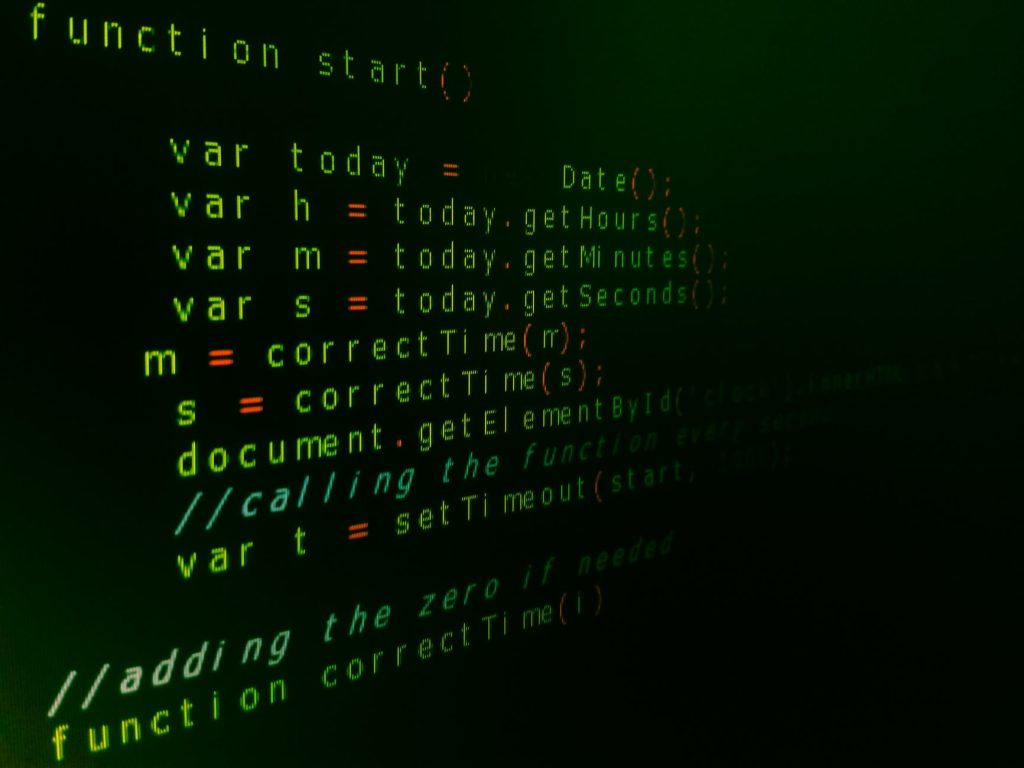 computer program language text